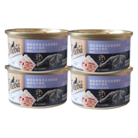 Sheba 希宝 海鲜汤汁系列 吞拿鱼鲷鱼成猫猫粮 主食罐 85g*4罐