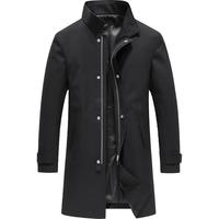 春季男士休闲时尚百搭风衣男士风衣中长款男装