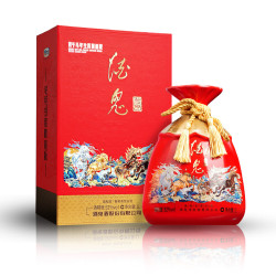 酒鬼 生肖酒 52度馥郁香型白酒 1000mL 礼盒装