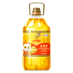 福临门 非转基因 优谷多食用植物调和油 5L（拍3件）