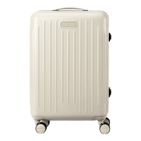 美旅箱包磨砂果冻箱拉杆箱男女行李箱20英寸轻便旅行密码箱BB5珍珠白