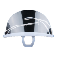 名典上品 微笑透明口罩 酒店餐饮餐厅食堂卫生 厨房厨师口罩  MS-200双面防雾款 10只/盒