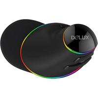 DeLUX 多彩 M618 Plus 有线鼠标 4000DPI RGB 黑色