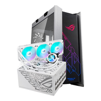 华硕(ASUS)ROG GX601太阳神机箱白色 台式机组装电脑机箱 电竞主机ROG全家桶机箱 太阳神601+吹雪360+雷鹰1000W