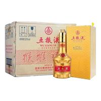 WULIANGYE 五粮液 生肖纪念酒 丙申猴年 金 52%vol 浓香型白酒 375ml*6瓶 整箱装
