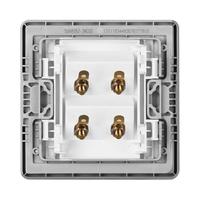 SIEMENS 西门子 arina睿致系列 5UH81823NC02 四位音响插座 象牙白 钛银