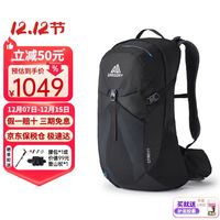 格里高利 户外背包 CITRO林海系列 徒步登山包轻便透气旅行双肩包 24L 黑色