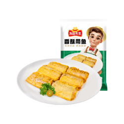 冻品先生 安井 香酥带鱼 800g 酥脆鱼干带鱼 油炸小吃方便菜 空气炸锅食材