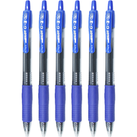 PILOT 百乐 BL-G2-10 按动中性笔 蓝色 1.0mm 6支装