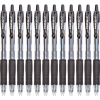 PILOT 百乐 BL-G2-7 按动中性笔 黑色 0.7mm 12支装