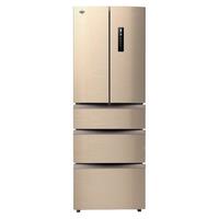 KINGHOME 晶弘 BCD-325WPQC 单循环 风冷多门冰箱 325L 摩卡金