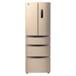 KINGHOME 晶弘 BCD-325WPQC 单循环 风冷多门冰箱 325L 摩卡金