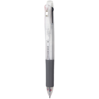 斑马牌 斑马 J3J2 按动三色多功能中性笔 白色杆 0.5mm 单支装