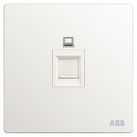 ABB 轩致系列 电脑插座 雅典白