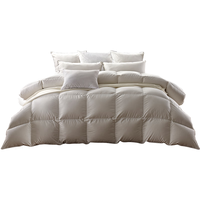 SNOWMAN 斯诺曼 100S西伯利亚95%白鹅绒被羽绒被加厚冬被子白色200*230cm充1.30kg