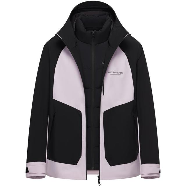 88VIP：波司登 奥莱百搭户外防风防雨拼接三合一外套冲锋衣鹅绒轻薄羽绒服