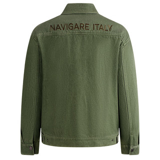 navigare 纳维凯尔 纯棉工装牛仔夹克 常春藤绿 M