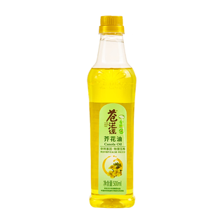 苍茫谣 CangmangYao）芥花油 非转基因低芥酸菜籽油 500ml 小瓶食用油 内蒙国企出品
