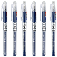 M&G 晨光 AKP61115 拔帽中性笔  墨蓝色 0.5mm 6支装