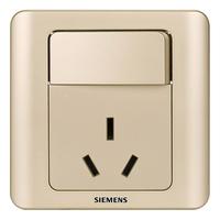 SIEMENS 西门子 vista远景系列 5UB02021CC133 一开三孔插座 金棕色