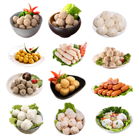 喜得佳 火锅食材套餐1500g 关东煮潮汕手打牛肉丸子鱼丸部队火锅丸料烧烤