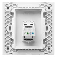 legrand 罗格朗 仕典系列 K8/T01 电话插座 玉兰白