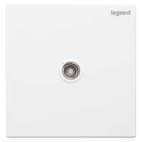legrand 罗格朗 仕典系列 K8/31VTV75 电视插座 玉兰白