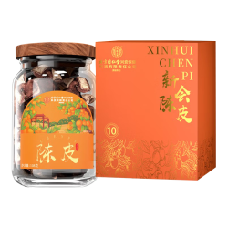 内廷上用 北京同仁堂新会陈皮108g过节广东老陈皮礼盒父母长辈