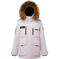 波司登（BOSIDENG）25年亲子极寒90绒鹅绒商场明星同款羽绒服骐骥红B250242317 雪霞紫6438-郭晶晶款-至高抵御-20°C-充绒量+10%左右 M 165/88A 体重约110-120斤