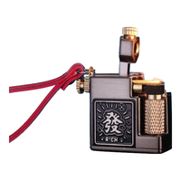 首领（CHIEF）煤油打火机 小方格防风火机老公男朋友