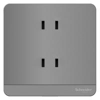 Schneider Electric 施耐德电气 AvatarOn绎尚系列 四孔10A插座 荧光灰色