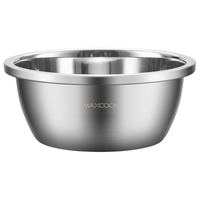 美厨（maxcook）316L不锈钢盆调料盆 加厚味斗18CM 洗菜盆沙拉盆和面盆 MCWA1809 316L不锈钢18cm