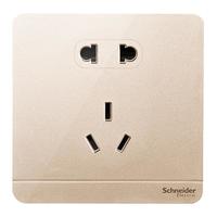Schneider Electric 施耐德电气 AvatarOn绎尚系列 E83426_10US_WG_C1 五孔插座 薄暮金