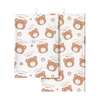 太力真空衣服收纳袋羽绒服外套大衣防尘罩西服挂式压缩袋4件套配电泵