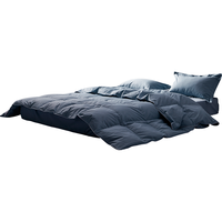 SNOWMAN 斯诺曼 全棉抗菌羽绒被 蓝色 220*240cm