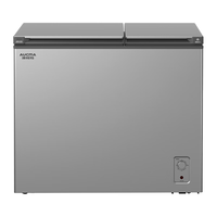 澳柯玛（AUCMA）211升家用商用冰柜 双温双箱冷柜 冷藏冷冻卧式冰箱 一级能效 无界天际线 BCD-211CSNE 【天际线系列】 211L 冷藏全铜管