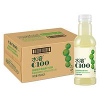 NONGFU SPRING 农夫山泉 水溶C100 复合果汁饮料 青皮桔味 445ml*24瓶