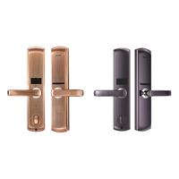 TENON 亚太天能 智能指纹锁 家用密码锁防盗门锁电子门锁铁门木门 T109 深红古铜