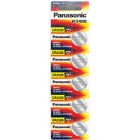 Panasonic 松下 CR2025 纽扣电池 3V 150mAh 6粒装