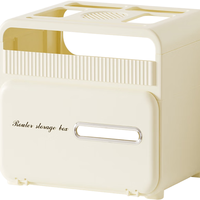 金隆兴路由器收纳盒无线wifi光猫机顶盒电视盒子排插电源桌面置物架 【双层】路由器收纳盒