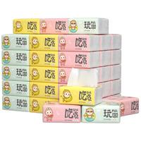 植护 卡通婴抽系列 抽纸 4层*70抽*20包(175*118mm) 黄色吃货