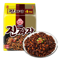 不倒翁炸酱面 540g(135g*4)韩国方便面 夜宵速食面袋装 炸酱面540g