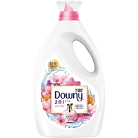 Downy 当妮 花萃云柔系列 2合1洁净柔顺洗衣液 2.8kg 淡粉樱花
