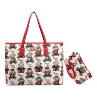 小熊依恋 Erangbear系列 女士单肩托特包 E-11011 艾红 大包