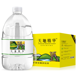 天地精华 天然弱碱性矿泉水 4.5L*4桶