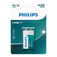 PHILIPS 飞利浦 碳性电池 9V 12粒装