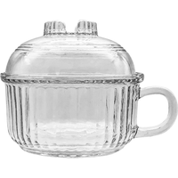 LOVWISH 乐唯诗 带盖泡面碗 细条纹款 750ml