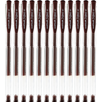 uni 三菱铅笔 UM-100 拔帽中性笔 棕色 0.7mm 12支/盒