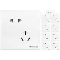 Panasonic 松下 悦宸系列 WMWM123 斜五孔插座 白色 10只装