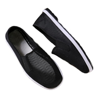 东福春 男士中老年休布鞋 XN06-101 网面款 黑色 40